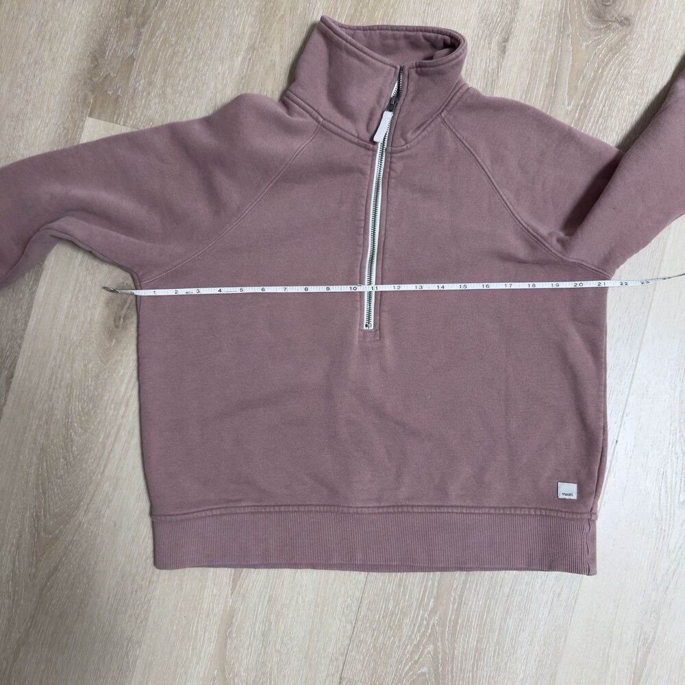 Vuori Womens Restore Half Zip Dusty Rose Pink Sz S Athleisure Pullover - Picture 4 of 7